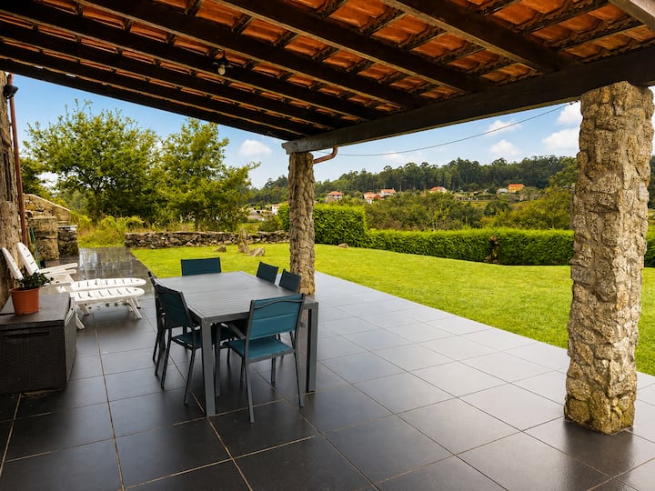Casa Rural Para 10 Personas Con Patio Y Barbacoa - Vigo