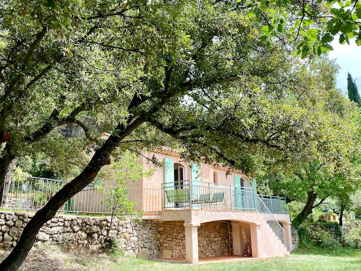 Maison Dhôte 4 Personnes, Nature Silence, Piscine - Tourtour