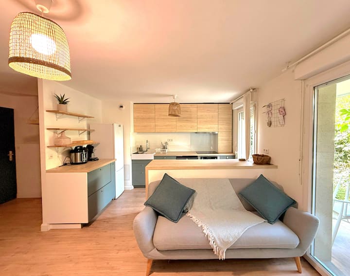 Bel Appartement T2 Avec Piscine Et Jardin - Tolosa, Francia