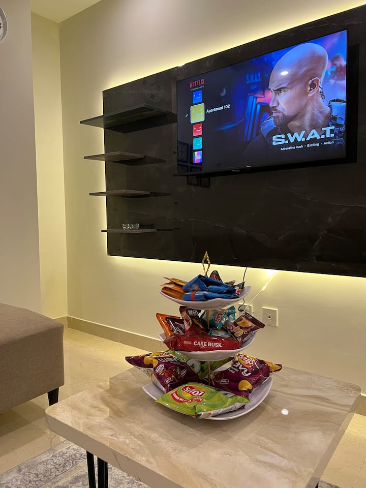 1bhk | Self Check-in | Wifi | Smart Tv | Topcity-1 - Pakistan