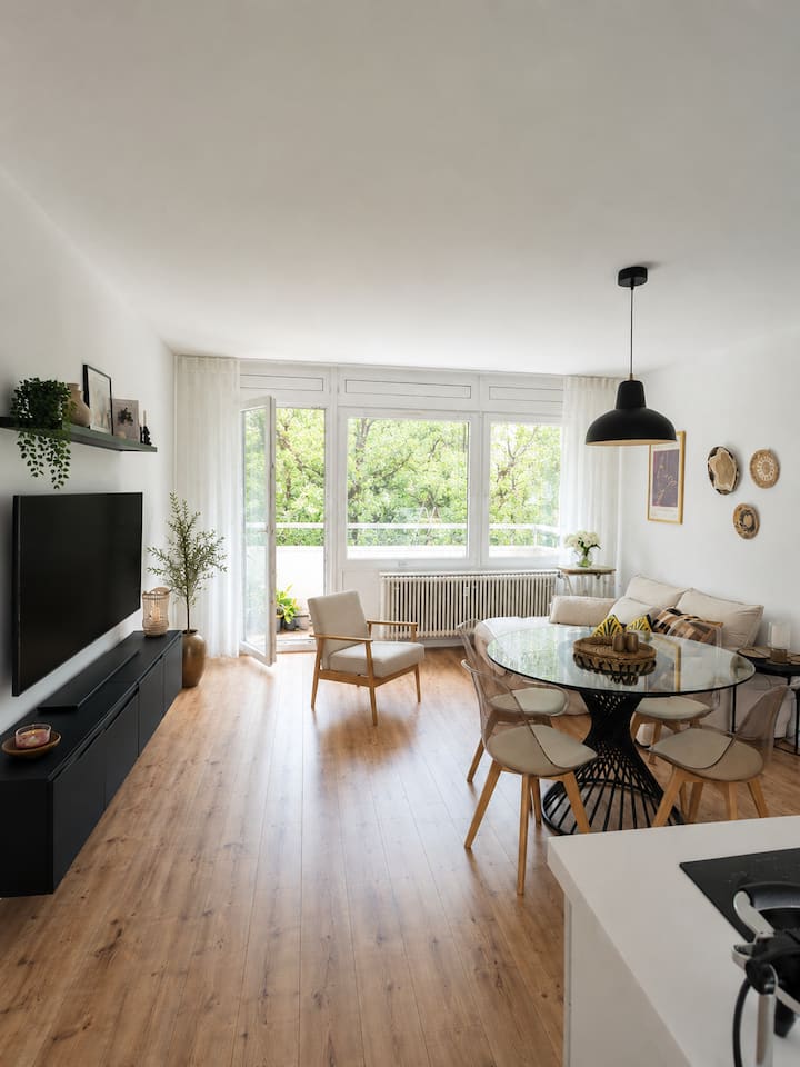 Modern Eingerichtete Wohnung Mit Balkon - Mannheim