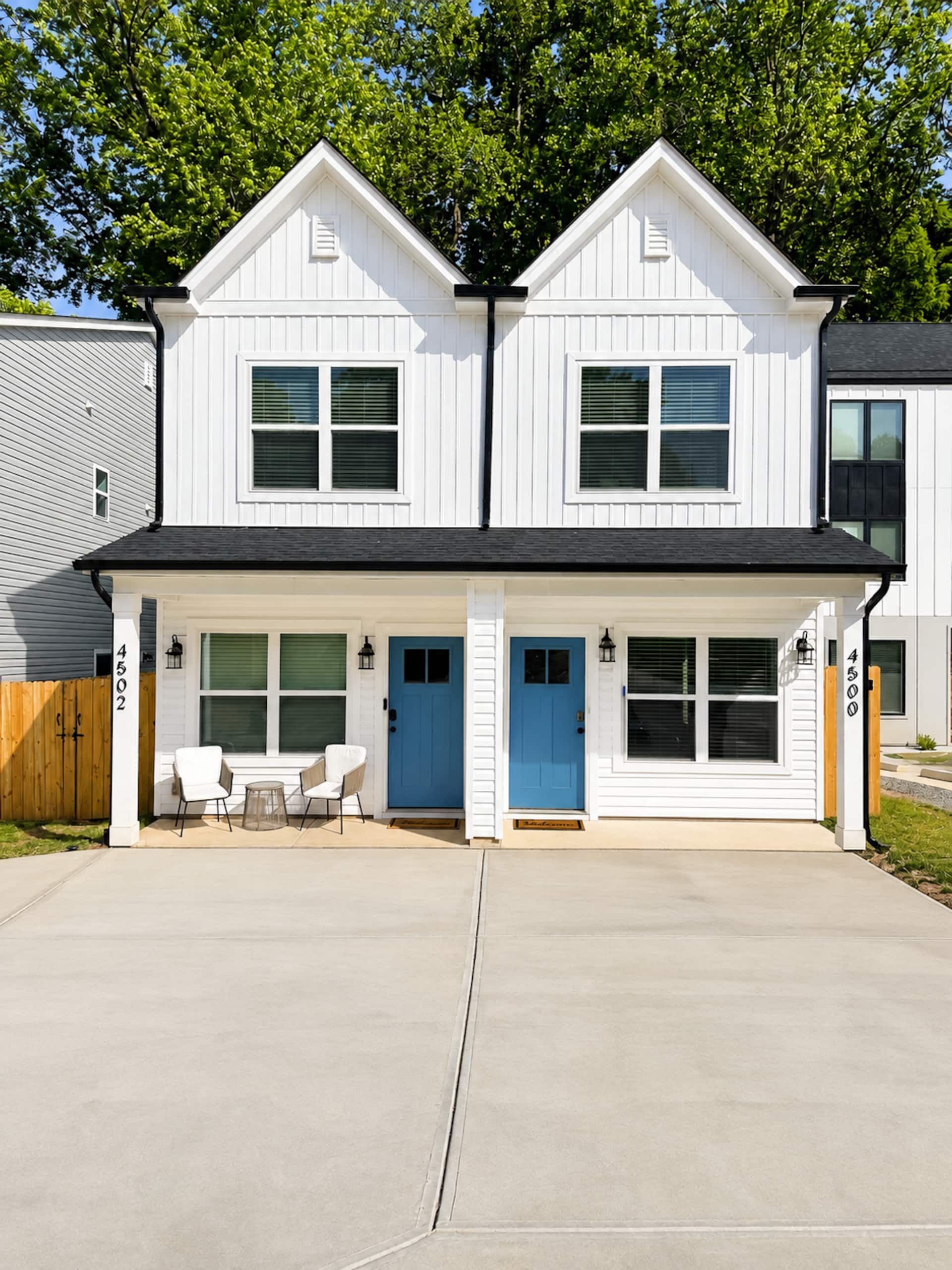 Crown Haven Properties , modern relaxing Airbnb exterior in Charlotte, NC