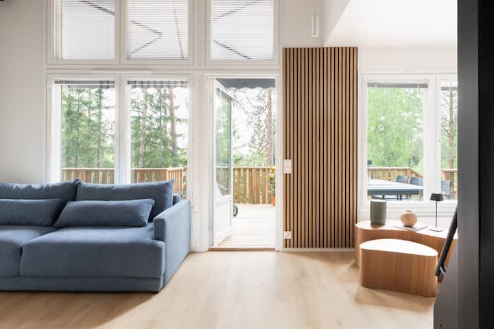 Chaleureux Viktoria Avec Sauna, Bain Nordique - Espoo