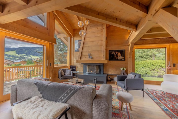 Chalet Calenda Luxueux Et Chaleureux Megève - Megève