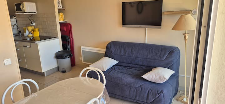 Studio Cabine, Piscine, Accès Plage Et Flânerie - Agde