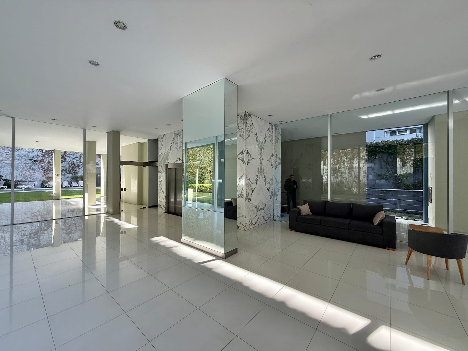 Studio with balcony, pool and gym