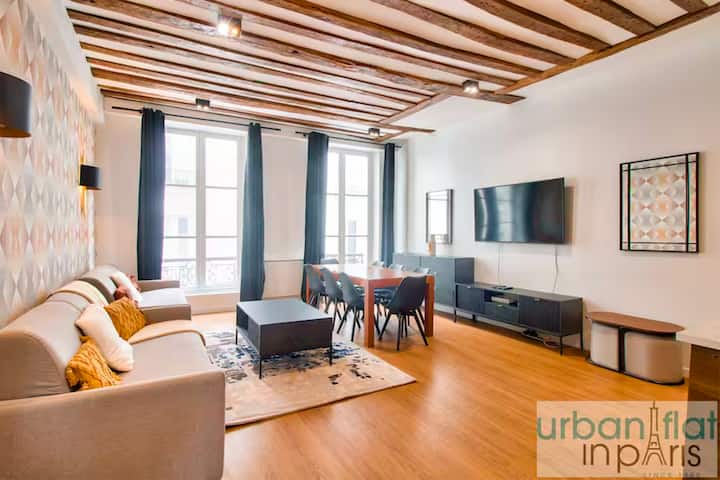 Urbanflat 108 - Appartement De 4 Chambres Paris - Párizs