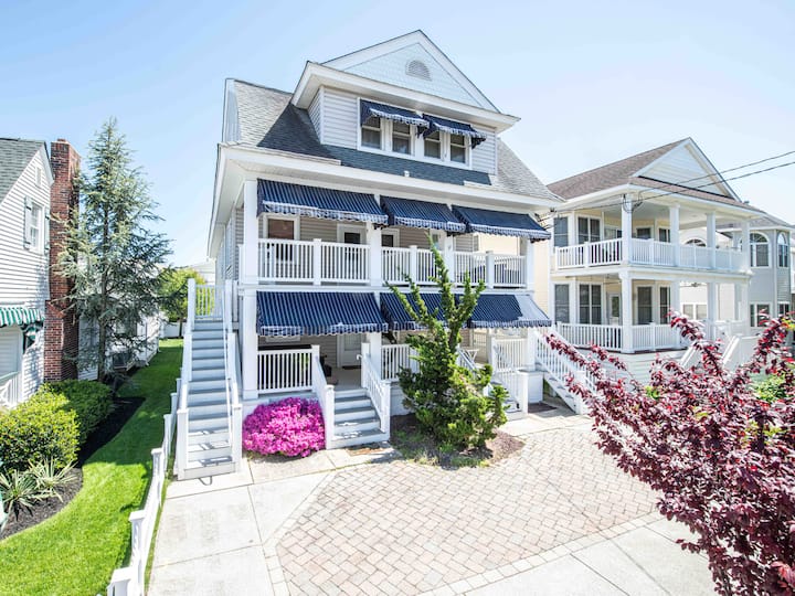 Ultimate Beach Getaway: Sleeps 8! 3br + 2bath - Ocean City, NJ