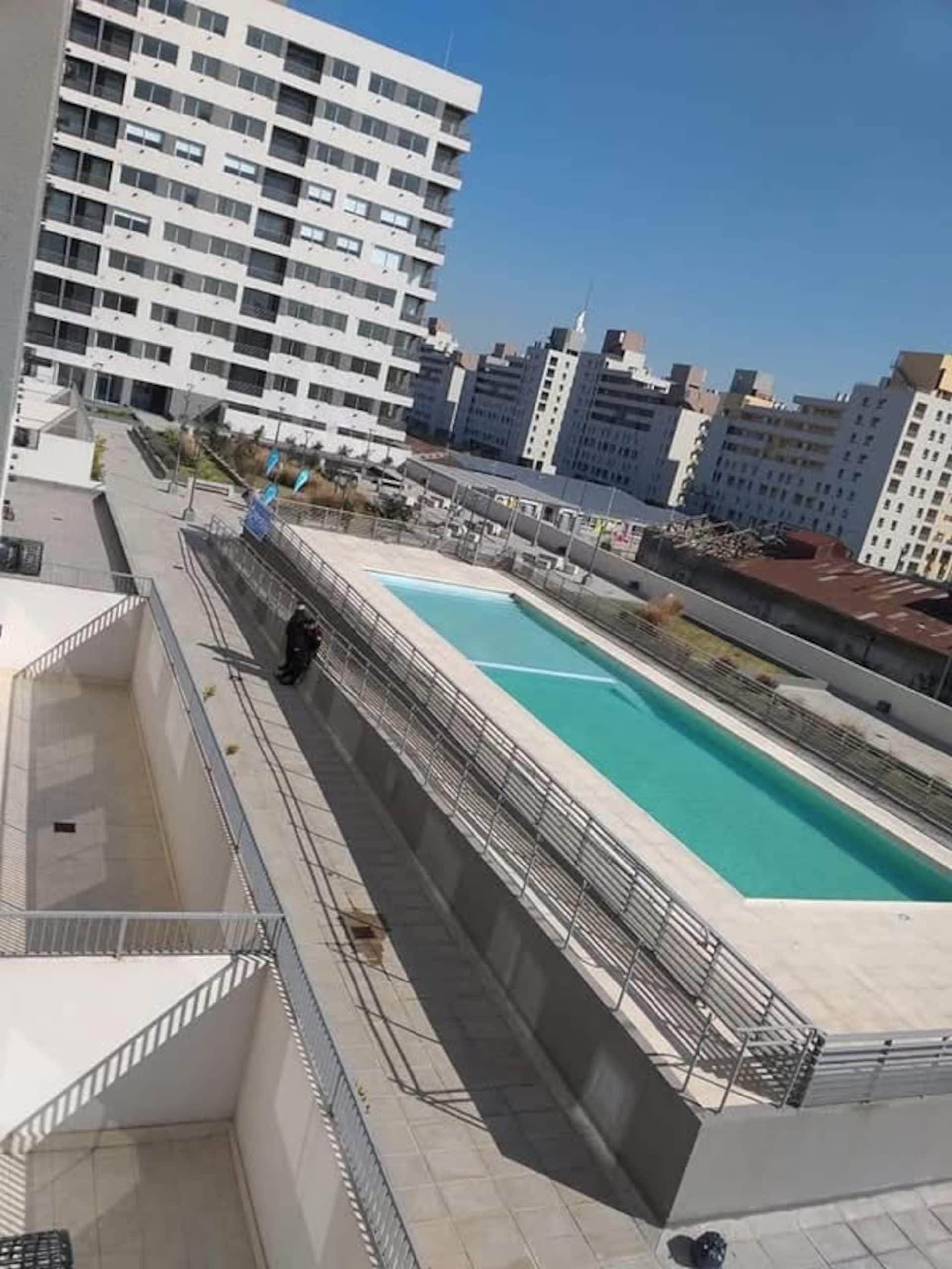 2-room apartment with pool access