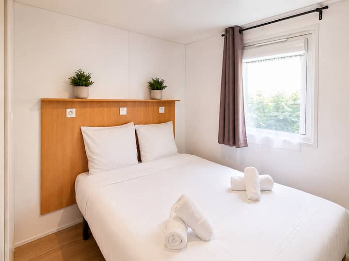 Iris Mobilhome Moderne Terrasse Couverte 6 P Linge - France