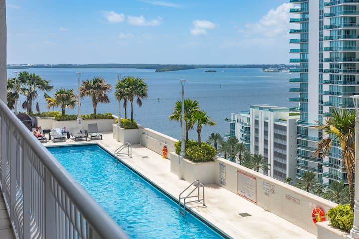 Comfy 4br Stay In Brickell + Free Parking - Miami