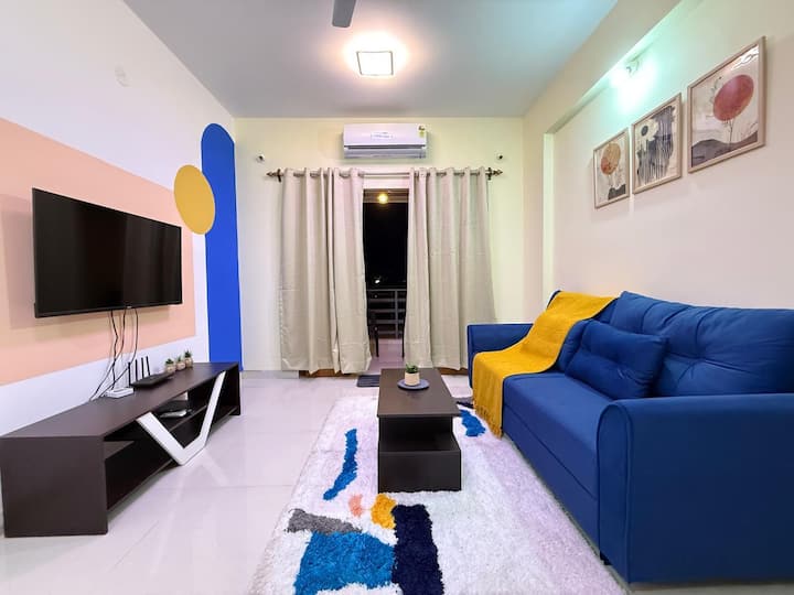 Comfort Corner Siolim | 2bhk Facing Pool | N Goa - Goa
