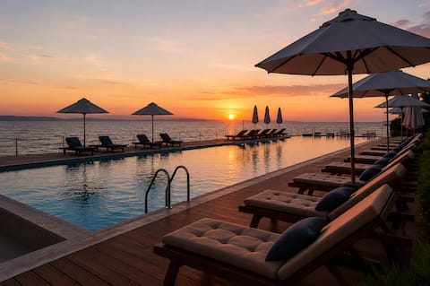Top performing Airbnb: Sunny Resort apartment with private beach access in Petrčane