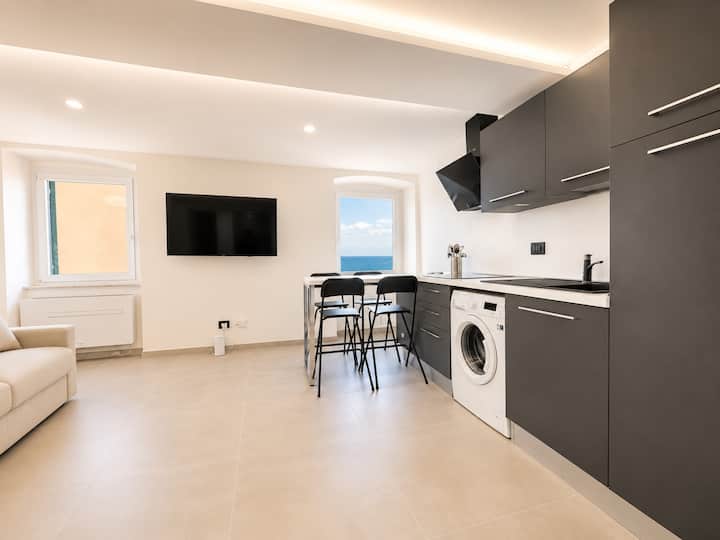 Modern Sea View Flat • A/c - Genoa