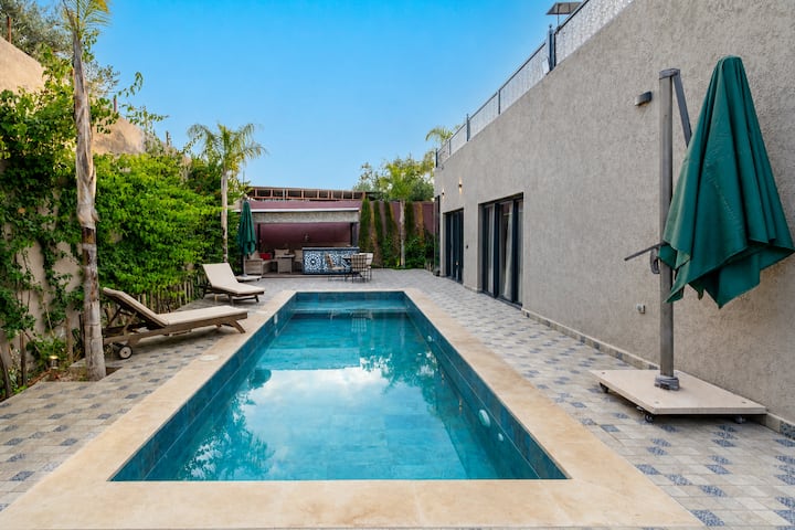 Villa Privée, Piscine Sans Vis-à-vis 15min Centre - Marrakesh