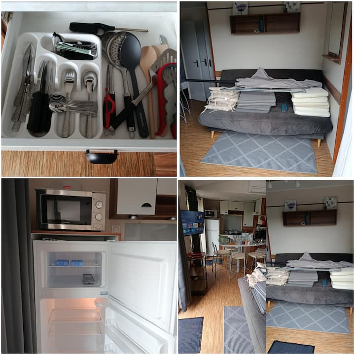 Mobile-home Climatisé Camping 
4 éToiles - Pont-de-Salars