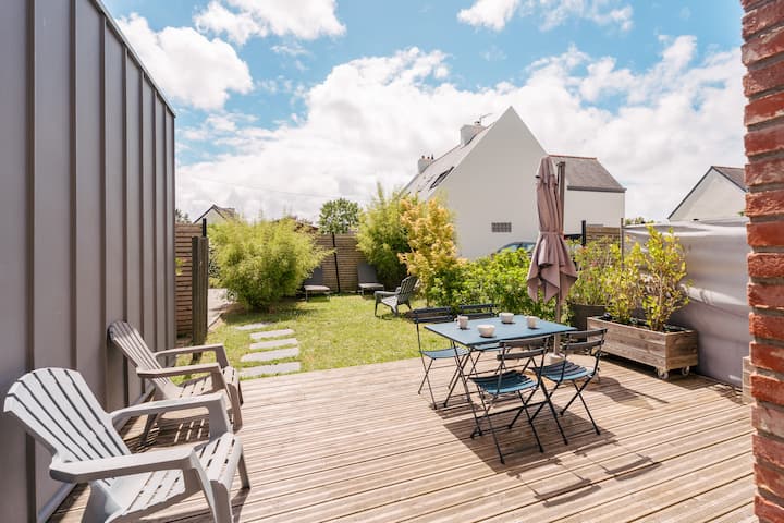 Villa Berder - Plage 3min à Pied-terrasse-parking - Larmor-Baden