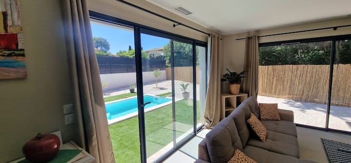 Villa Avec Piscine Privée, Plages à 5min, Au Calme - La Seyne-sur-Mer