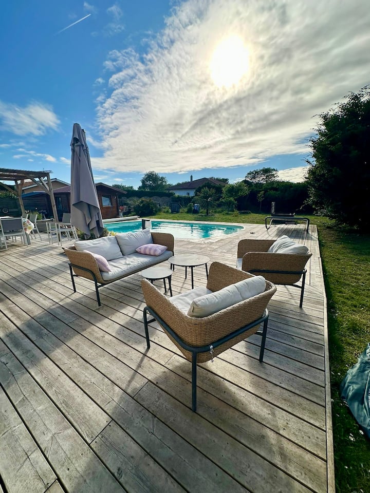 Maison Familiale - Piscine - Bassin D'arcachon - Biganos