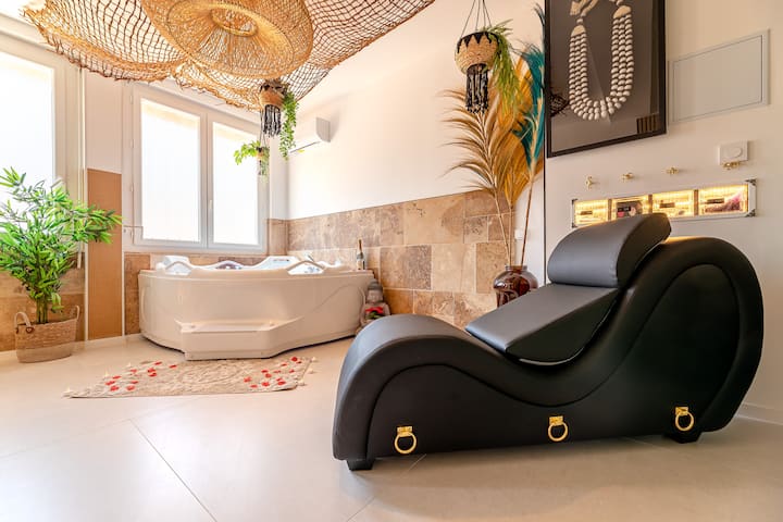 Appartement Bali Jacuzzi Privatif Romantique - Perpignan