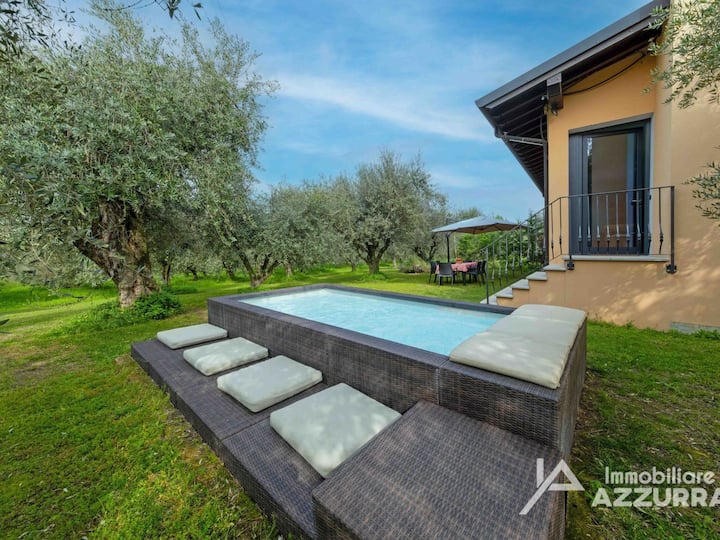 Villa I Roccoli, Zwischen Olivenbäumen Mit Priva - Garda