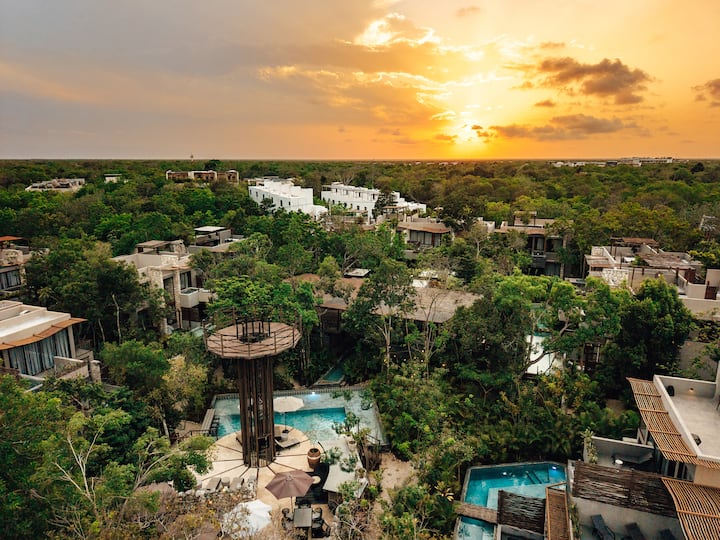 1 Ch. Luxe + Piscine Privée | Sport & Spa - Mexico