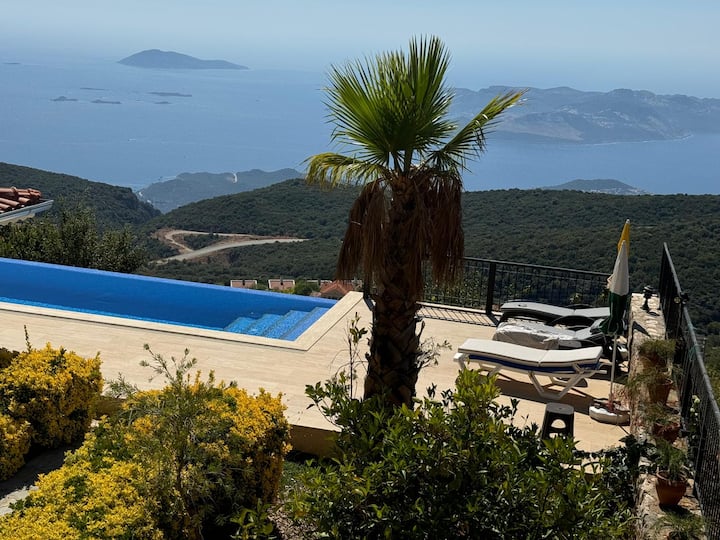 Villa Panorama, Beautiful Villa With Two Pools. - Kaş