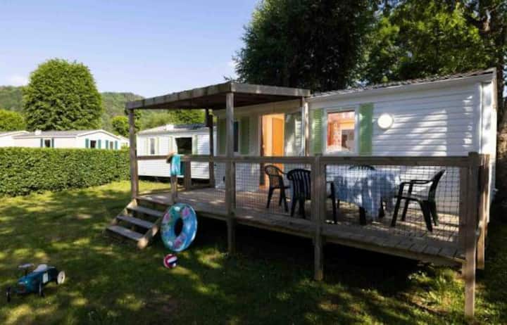 Mobil Home Classique, 2 Chambres 4 Personnes, Terr - Lac Chambon
