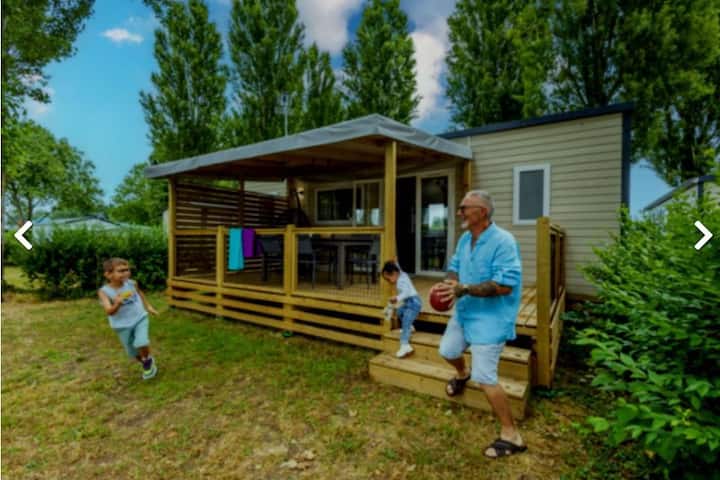 Mobil Home Premium 3 Chambres 6 Personnes, Terrass - Chalonnes-sur-Loire