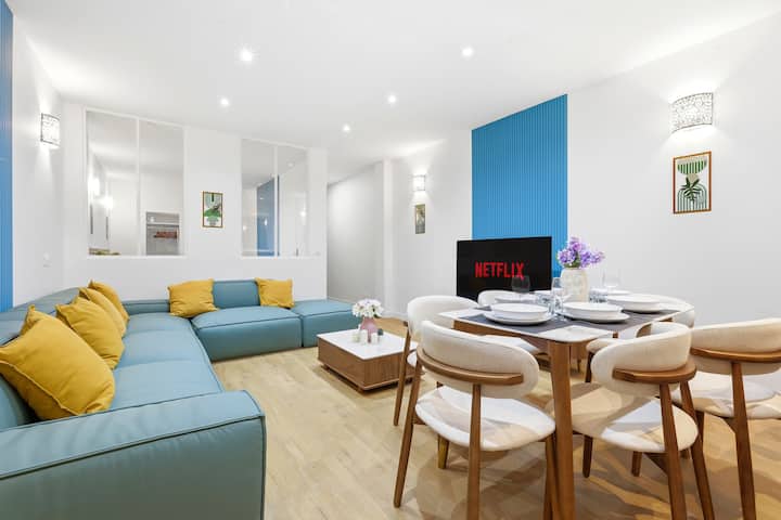 Spacious 4br Paris Charm In Paris 8 With Netflix - Boulogne-Billancourt