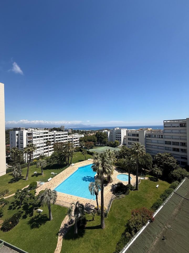 Résidence Standing, Vue Mer Panoramique, Piscine - Antibes