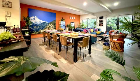 Top Airbnb: Bright Roma Norte Family 3 Bedroom / 11 PAX w/AC in Cuauhtémoc