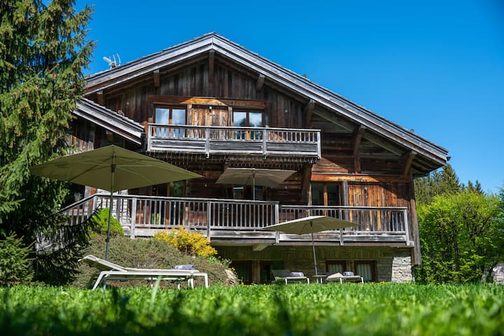 Chalet D'exception 12p Avec Sauna Et Jacuzzi - Megève