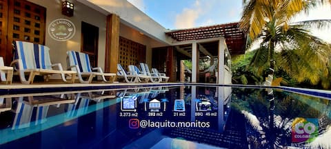 Casa de Playa Shangai, Beach house pool more