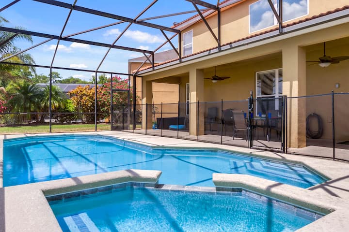 Vp2536dc -Huge 5bed Pool & Spa Home | Near Disney - Kissimmee, FL