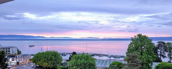 Joli 2 Pièces Vue Léman à Proximité Des Thermes - Évian-les-Bains