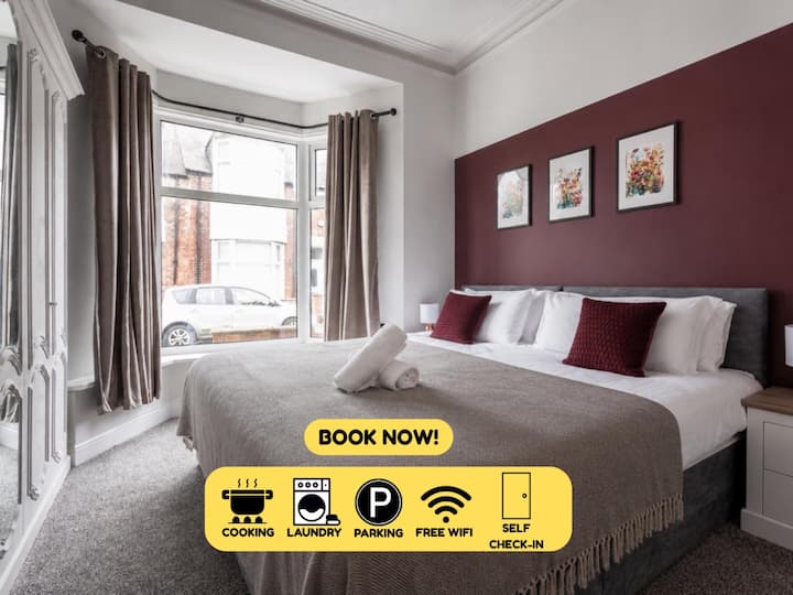 Sunderland City Stay | Secure Parking | Sleeps 4 - Sunderland