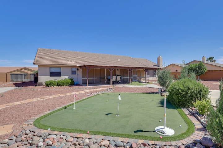 Kingman Mtn-view Home W/ Putting Green & Ping-pong - Kingman, AZ