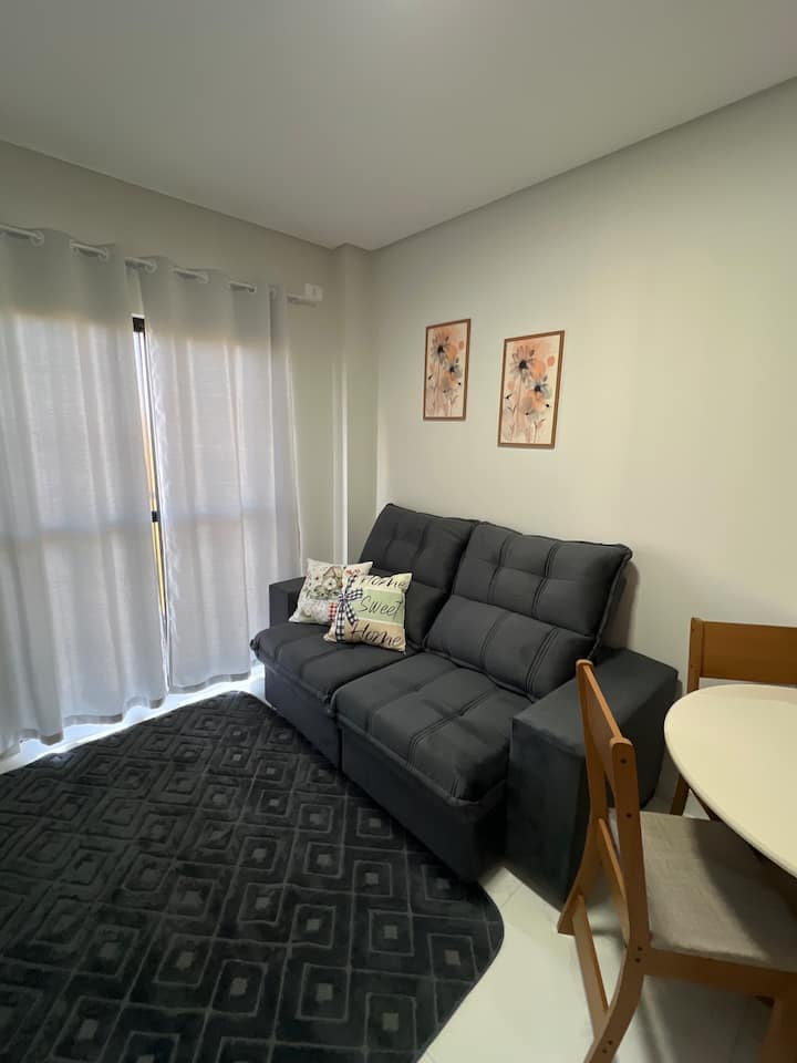 Apto 1 Quarto Com Cama De Casal - 