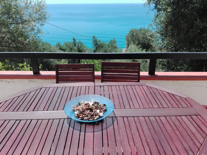 Appartement Mit Garten, Terrasse Und Grill - Pisciotta