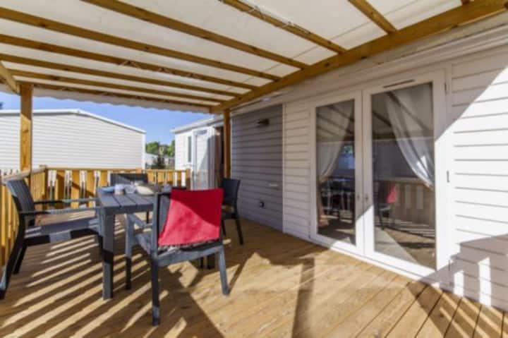 Mobil Home Confort 2 Chambres 5 Personnes, Clim, T - Argelès-sur-Mer