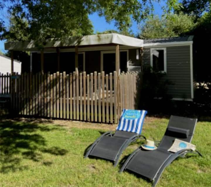 Mobil Home Du Pré 2 Chambres 5 Personnes, Terrass - La Mothe-Achard