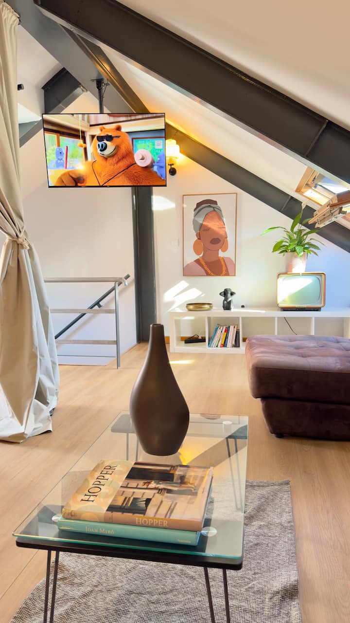 Bright Stylish Duplex With A Private Roof Terrace - Lisszabon