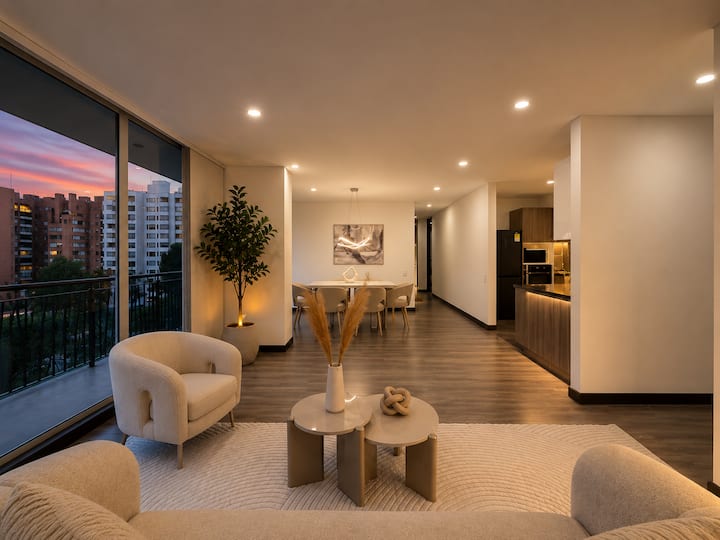 Elegant Retreat Near Unicentro | Gym & Views - Bogotà