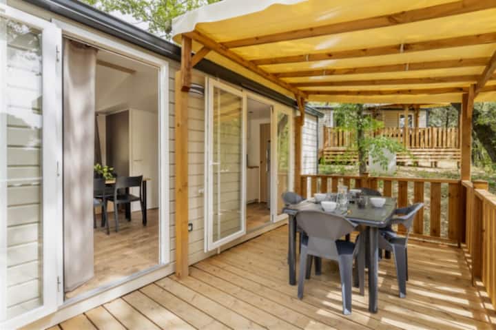 Mobil-home Confort 2 Chambres 4 Personnes, Terrass - Anduze