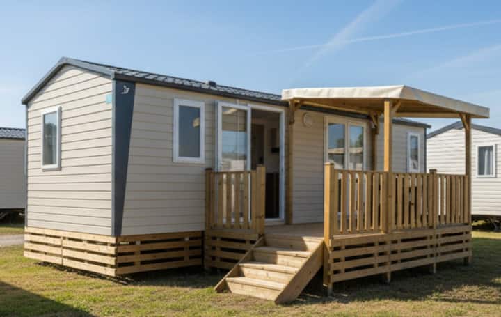 Mobil Home Confort+ 2 Chambres 4 Personnes - Ploemeur