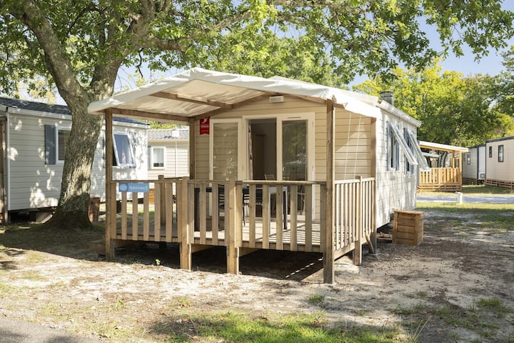 Mobil Home Classique 1 Chambre 2 Personnes, Terras - Messanges