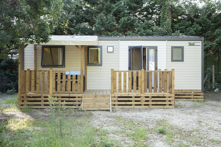 Mobil-home Confort+ 3 Chambres 6 Personnes, Terras - Moliets-et-Maa