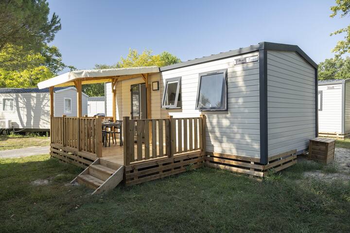 Mobil-home Confort+ 2 Chambres 4 Personnes, Terras - Vieux-Boucau-les-Bains