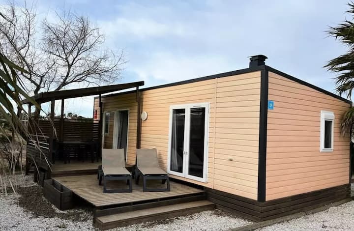 Mobil-home Premium 2 Chambres 4 Personnes,terrasse - Gruissan